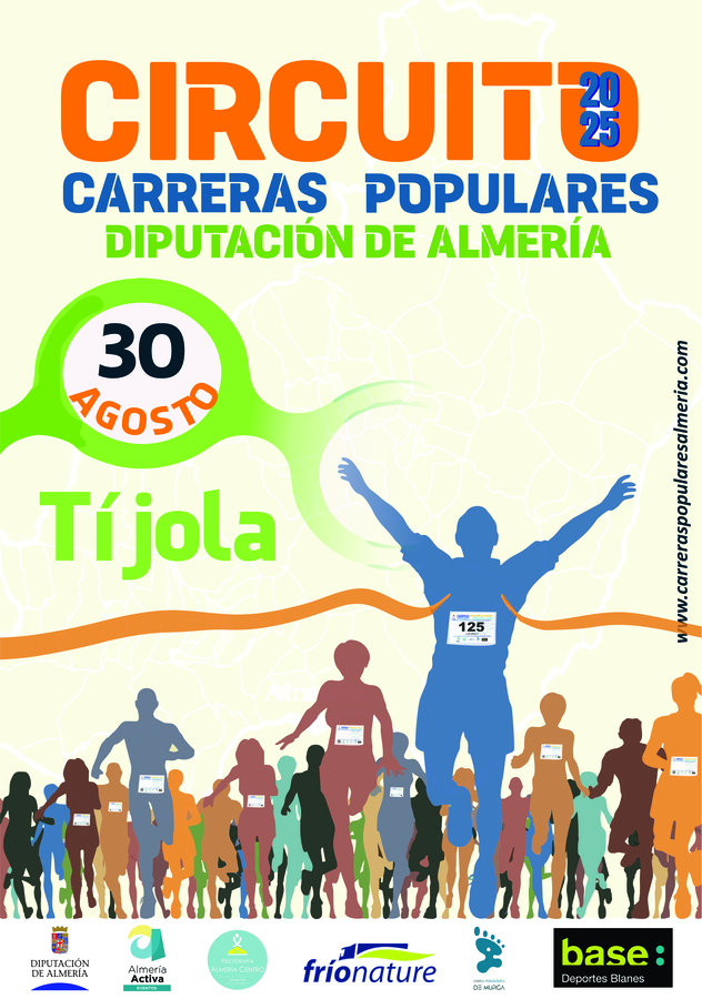 Circuito Provincial de Carreras Populares. Tíjola 30-08-25